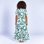 Flowing Summer Dress Women's Lightweight Draped Neckline