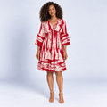 Flowing Summer Dress Women's Lightweight Flared Hem