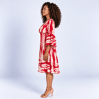 Flowing Summer Dress Women's Lightweight Flared Hem